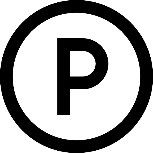 Parking facility icon